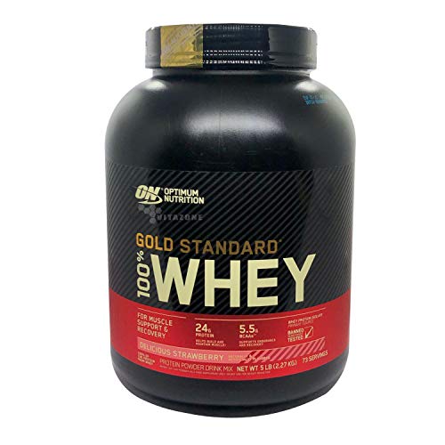 Optimum Nutrition Gold Standard Strawberry Whey - 5 Lbs
